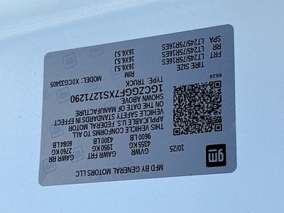 2025 Chevrolet Express 3500 Work Van Cargo