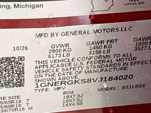 2027 Chevrolet Traverse LT 1LT