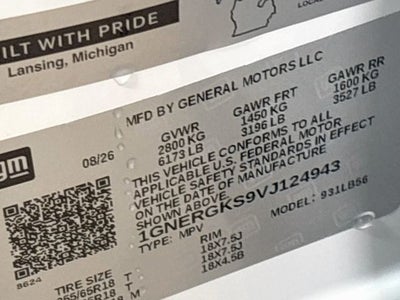 2027 Chevrolet Traverse LT 1LT