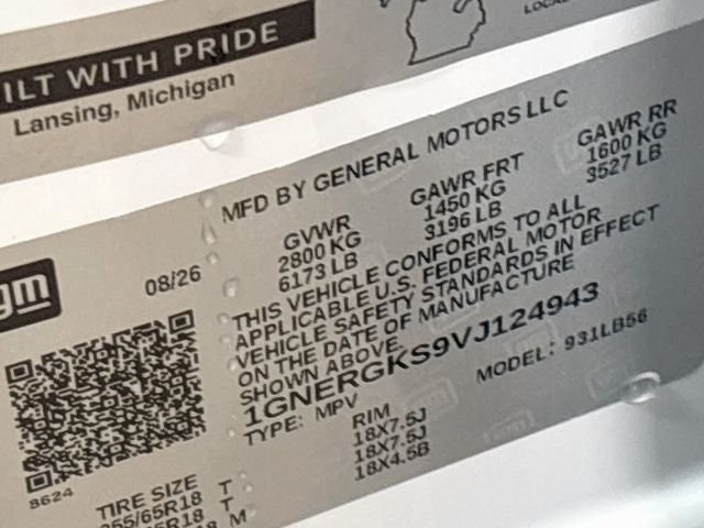 2027 Chevrolet Traverse LT 1LT