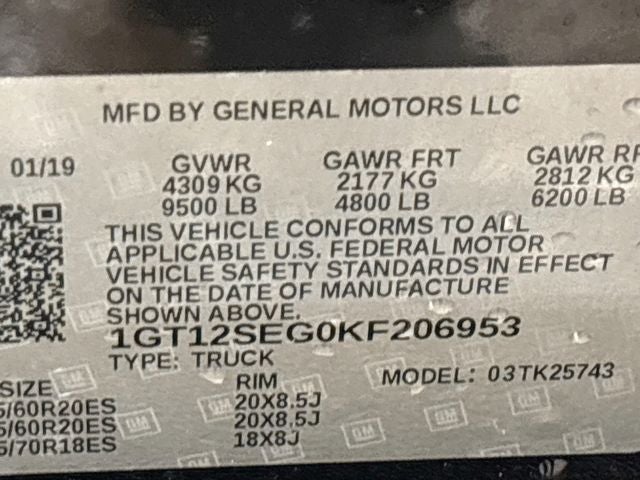 2019 GMC Sierra 2500HD Denali 1 OWNER CLEAN CARFAX!