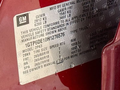 2017 GMC Canyon SLT DURAMAX DIESEL