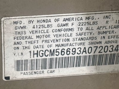 2003 Honda Accord EX 2.4