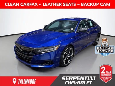 2022 Honda Accord Sport 1 OWNER CLEAN CARFAX!