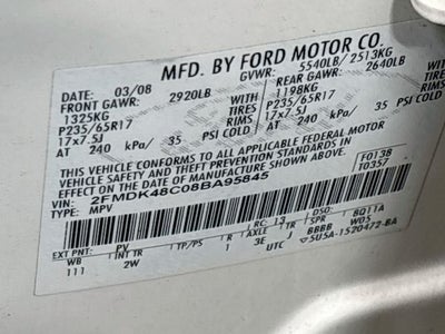 2008 Ford Edge SEL