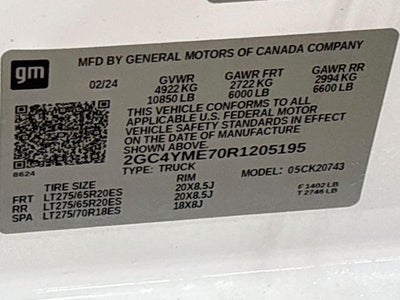 2024 Chevrolet Silverado 2500HD Custom 1 OWNER CLEAN CARFAX!