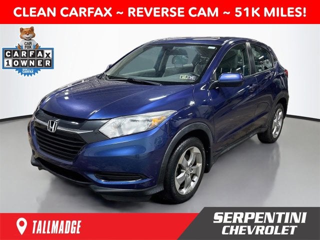 2016 Honda HR-V LX 1 OWNER CLEAN CARFAX!
