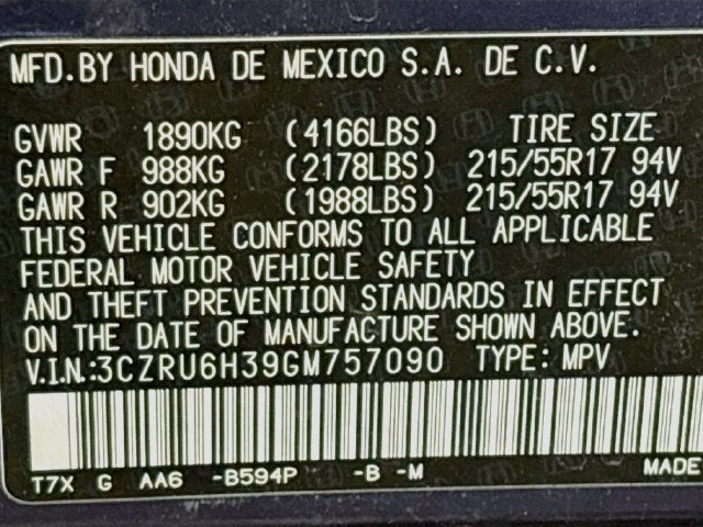 2016 Honda HR-V LX 1 OWNER CLEAN CARFAX!