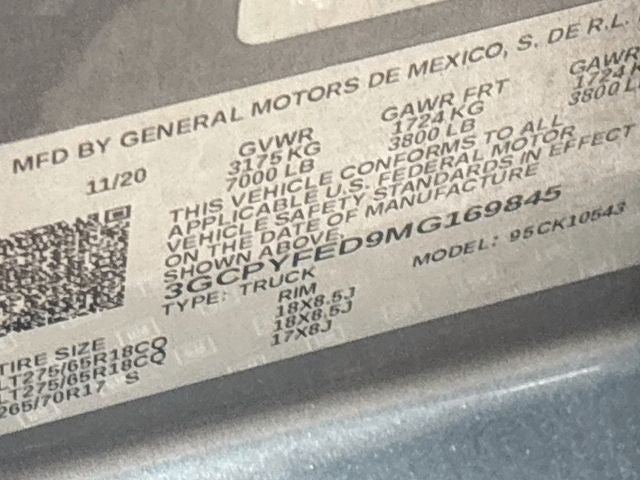 2021 Chevrolet Silverado 1500 LT Trail Boss Z71 PKG!!
