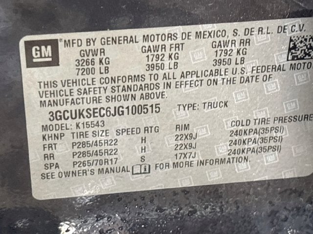 2018 Chevrolet Silverado 1500 LTZ Z71 PLUS PKG!