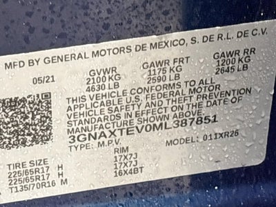 2021 Chevrolet Equinox LT AWD!