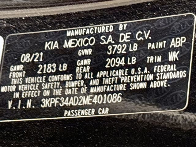 2021 Kia Forte GT-Line 1 OWNER CLEAN CARFAX!