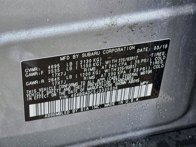 2018 Subaru Outback 2.5i Premium 1 OWNER CLEAN CARFAX!