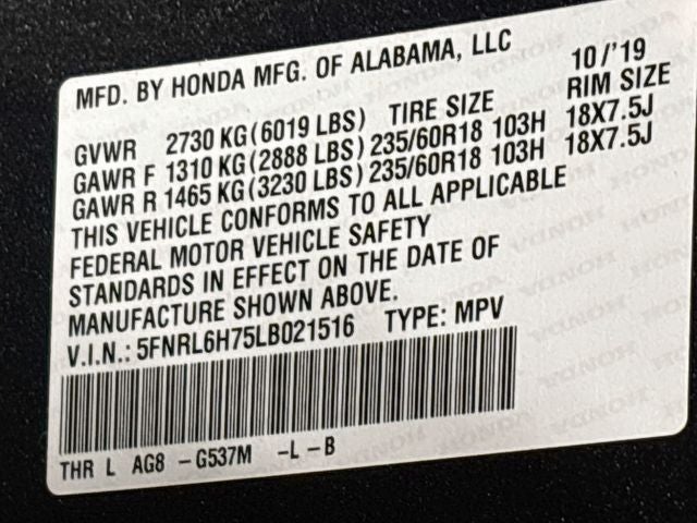 2020 Honda Odyssey EX-L W/ HEATED SEATS