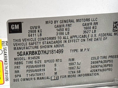 2017 Buick Enclave Leather Group W/ HTD LEATHER