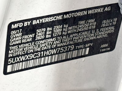 2017 BMW X3 xDrive28i AWD!