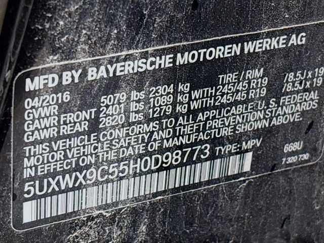 2017 BMW X3 xDrive28i 51K MILES!