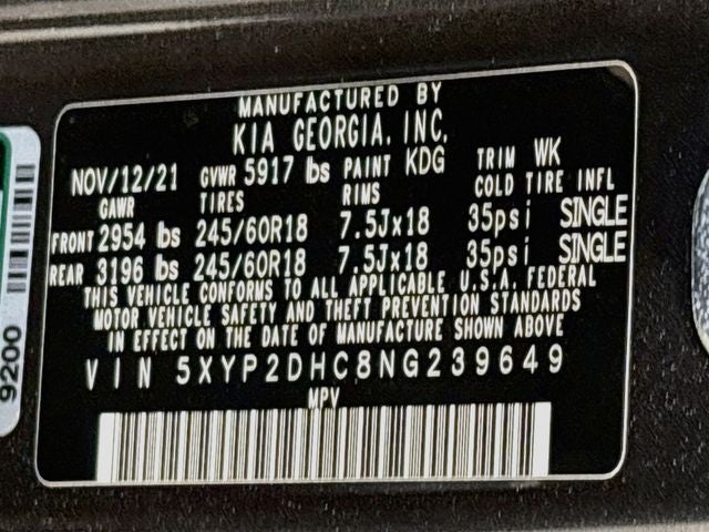 2022 Kia Telluride LX W/ CLEAN CARFAX