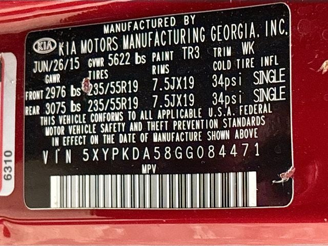 2016 Kia Sorento SX CLEAN CARFAX!