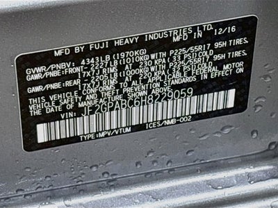 2017 Subaru Crosstrek 2.0i Premium W/ HEATED SEATS