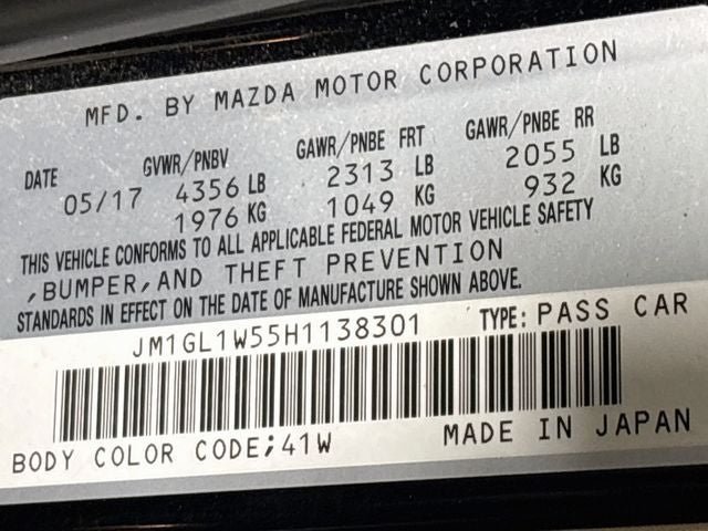 2017 Mazda Mazda6 Grand Touring