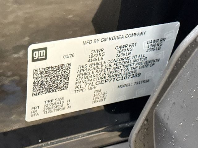 2026 Chevrolet Trax 1RS