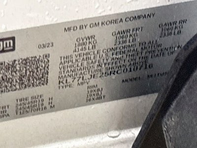 2024 Chevrolet Trax 2RS W/ EVOTEX SEATING