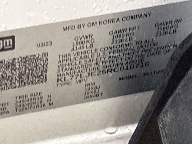 2024 Chevrolet Trax 2RS W/ EVOTEX SEATING