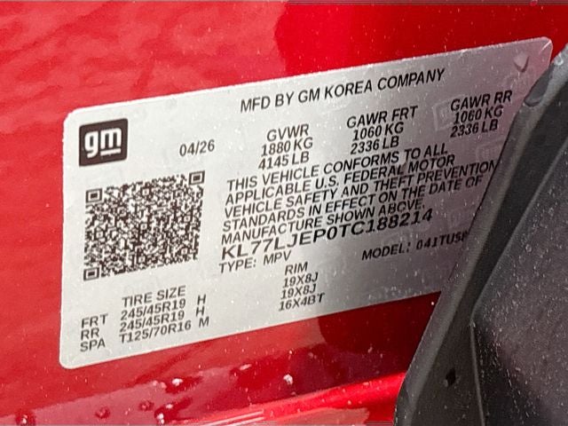 2026 Chevrolet Trax 2RS