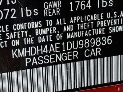2013 Hyundai Elantra GLS W/ HTD SEATS