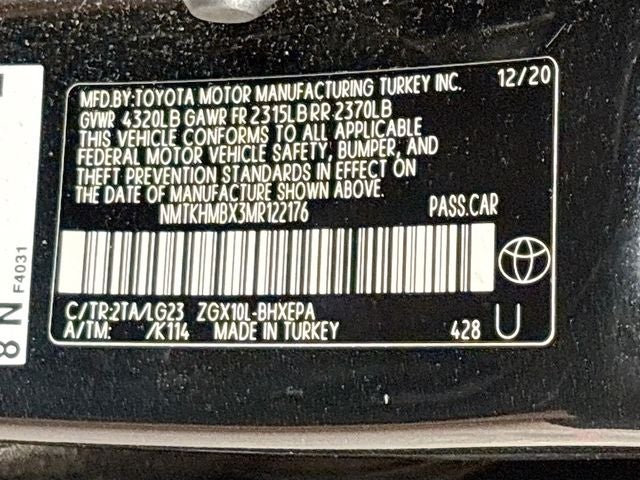 2021 Toyota C-HR Limited W/ HEATED SEATS