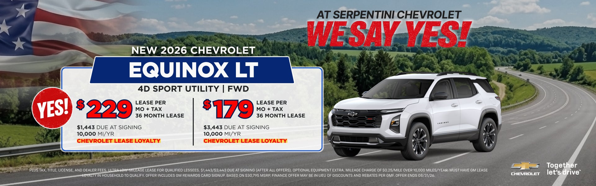 New 2026 Chevrolet Equinox Offer