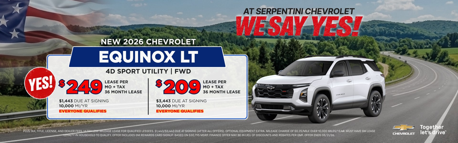 New 2026 Chevrolet Equinox Offer