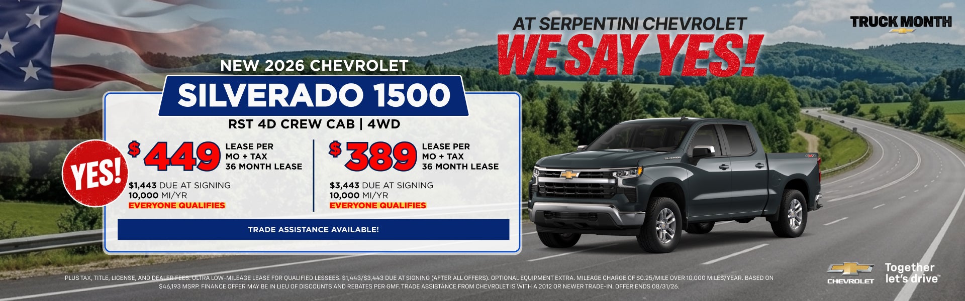 New 2026 Chevrolet Silverado 1500 Offer