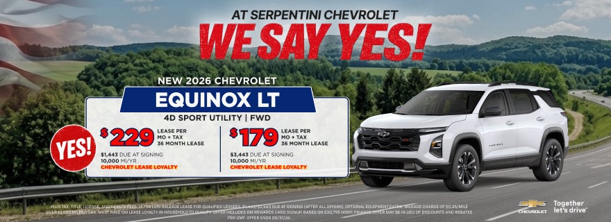 New 2026 Chevrolet Equinox Offer