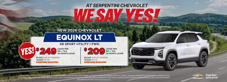New 2026 Chevrolet Equinox Offer