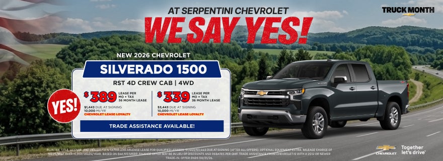 New 2026 Chevrolet Silverado 1500 Offer
