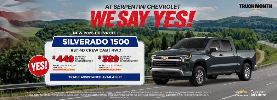 New 2026 Chevrolet Silverado 1500 Offer