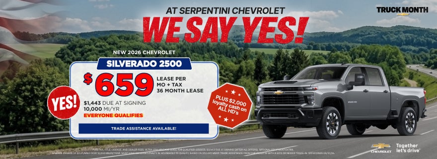 New 2026 Chevrolet Silverado 2500 Offer