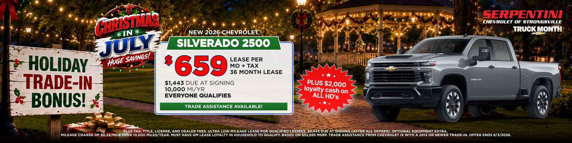 2026 Chevy Silverado 2500 at Serpentini Chevrolet in Middleburg Heights OH