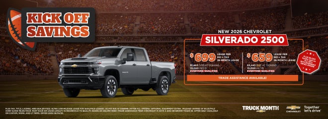 Chevrolet Silverado 2500 Lease Offer at Serpentini Chevrolet